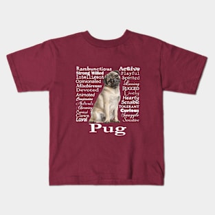 Pug Traits Kids T-Shirt